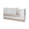 Lorelli MiniMax kombi ágy 190x72 - White Light Oak New
