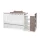 Lorelli Multi kombi ágy 190x72 - White Coffe