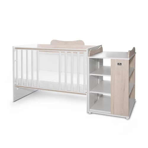 Lorelli Multi kombi ágy 190x72 - White Light Oak