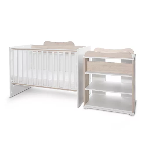 Lorelli Multi kombi ágy 190x72 - White Light Oak