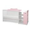Lorelli Multi kombi ágy 190x72 - White Orchid Pink