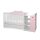 Lorelli Multi kombi ágy 190x72 - White Orchid Pink