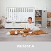Lorelli Multi kombi ágy 190x72 - White Orchid Pink