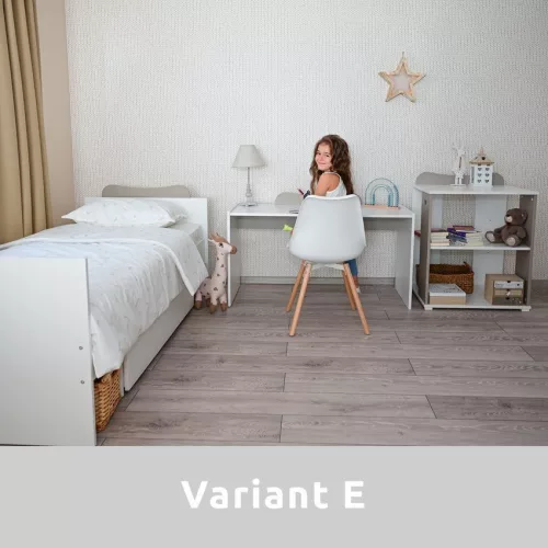Lorelli Multi kombi ágy 190x72 - White Orchid Pink