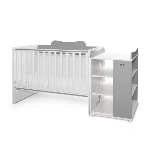 Lorelli Multi kombi ágy 190x72 - White Stone Grey
