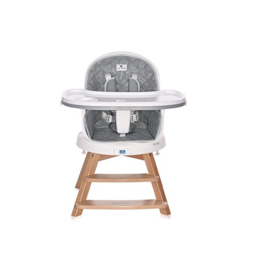 Lorelli Napoli forgatható etetőszék - Grey candy