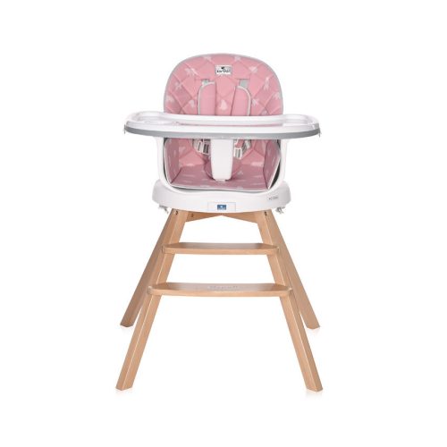 Lorelli Napoli forgatható etetőszék - Pink bears