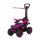 Chipolino ATV bébitaxi tolókarral és kupolával - pink