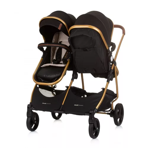 Chipolino Duo Smart iker babakocsi - Obsidian Gold