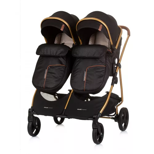 Chipolino Duo Smart iker babakocsi - Obsidian Gold
