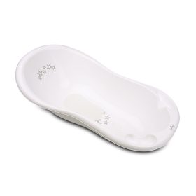   Lorelli Kád 100 kád leeresztő dugóval csúszásgátlóval - Little Stars White