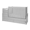 Lorelli Maxi Plus kombi ágy 70x160 - Trio White