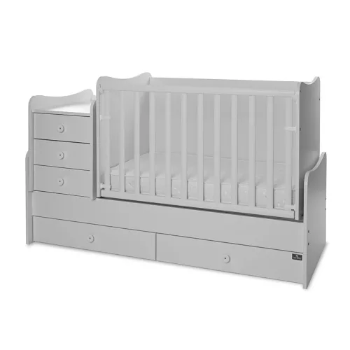 Lorelli Maxi Plus kombi ágy 70x160 - Trio White