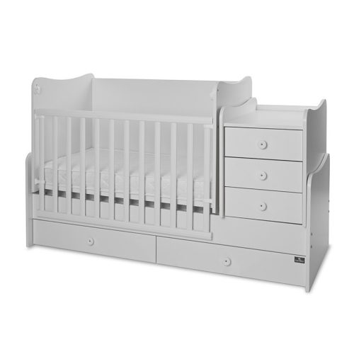 Lorelli Maxi Plus kombi ágy 70x160 - Trio White