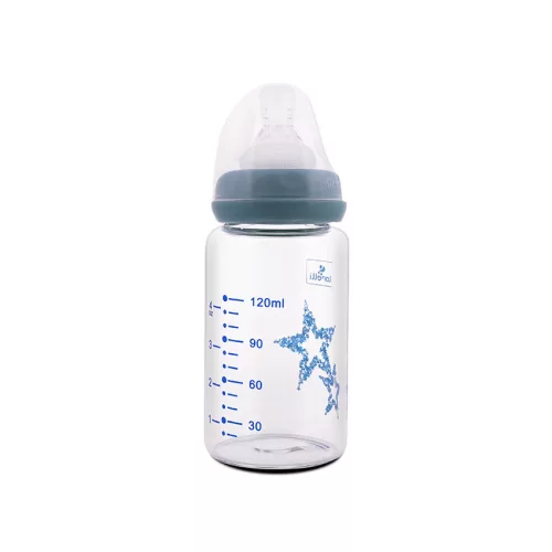 Baby Care Üveg anti-colic cumisüveg 120ml - Blue