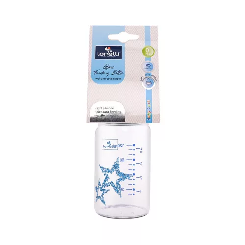 Baby Care Üveg anti-colic cumisüveg 120ml - Blue