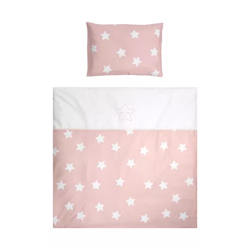 Lorelli First Dreams ágynemű garnitúra - Pale Blush Stars