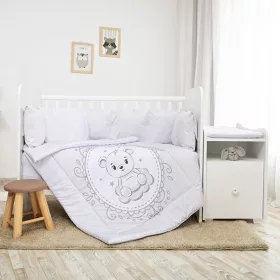   Lorelli ágynemű garnitúra Trend kombi ágyhoz - Little Bear Grey