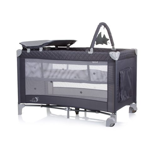 Chipolino Luna multifunkciós utazóágy - Granite