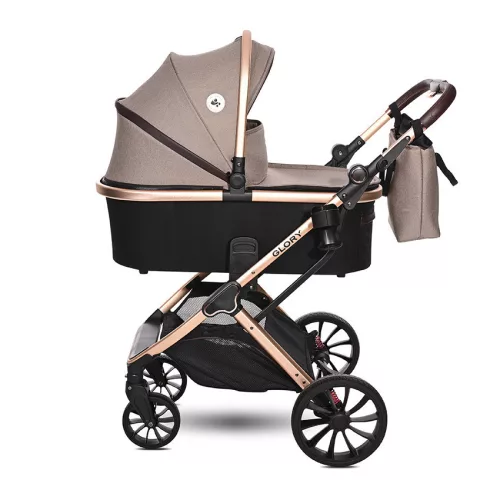 Lorelli Glory multifunkciós babakocsi + adapter - Pearl Beige