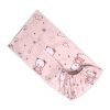 Lorelli gumis lepedő 60x120 + 15cm - Pink Ballerina Bear