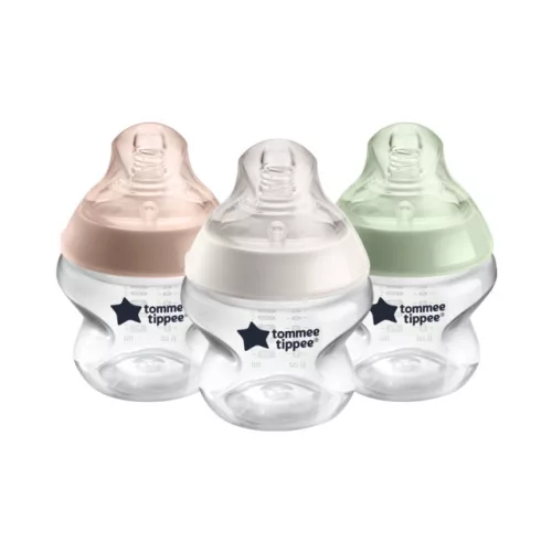 Tommee Tippee Closer to Nature cumisüveg 3 x 150 ml, pasztell
