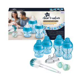   Tommee Tippee Advanced Anti-Colic újszülött cumisüveg szett, kék