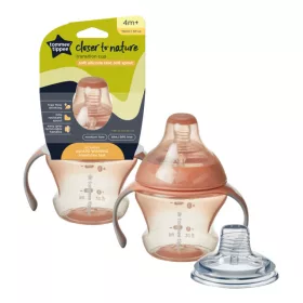   Tommee Tippee Closer to Nature transition cup tanulópohár rózsaszín, 150 ml