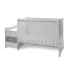 Lorelli Maxi Plus kombi ágy 70x160 - White & Artwood ÚJ
