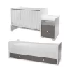 Lorelli Trend PLUS kombi ágy 70x165 - White & Caffe ÚJ