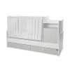 Lorelli Trend PLUS kombi ágy 70x165 - White & Milky Green ÚJ