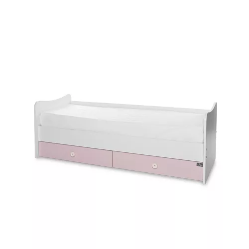 Lorelli Trend PLUS kombi ágy 70x165 - White & Orchid Pink ÚJ