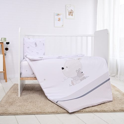 Lorelli 3 részes ágynemű garnitúra - Little Rabbits Grey