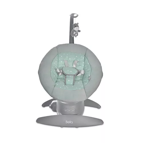 Lorelli Bella elektromos babahinta 9 kg-ig - Frosty Green Stars