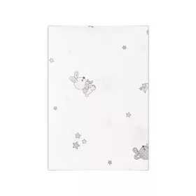Lorelli lepedő 150x100cm - Little Rabbits Grey