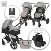 Lorelli Viola Set multifunkciós babakocsi - Opaline Grey