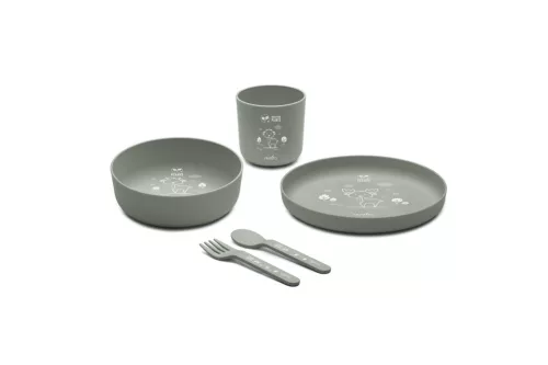 Nuvita 5 részes étkészlet - Sage Green - 8465
