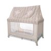 Lorelli Sweet Home 2, multifunkciós utazóágy tetővel - Beige