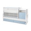 Lorelli Trend PLUS kombi ágy 70x165 - White Baby Blue