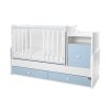 Lorelli Trend PLUS kombi ágy 70x165 - White Baby Blue