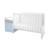 Lorelli Trend PLUS kombi ágy 70x165 - White Baby Blue