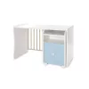 Lorelli Trend PLUS kombi ágy 70x165 - White Baby Blue