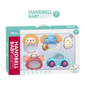 Chipolino Állatos csörgő és rágóka szett, 5 darab