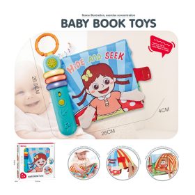 Chipolino Zenélő és világító textilkönyv, Bújocska