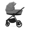 Lorelli Bianca 3az1-ben újszülött babakocsi Lorelli Aria Luxe hordozóval - Grey (2 doboz)
