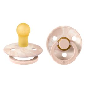   BIBS Colour, TIE DYE 2-es cumiszett, (Púderrózsaszín-Krémfehér), 0-6 hó