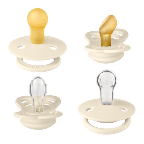 BIBS Try-it Cumi 4 db-os kollekció, krémfehér