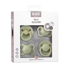 BIBS Try-it Cumi, 4 db-os kollekció, zsálya