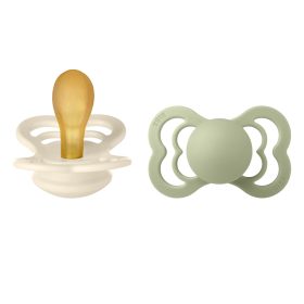   BIBS Supreme cumi 2-es szett, (Krémfehér/Zsálya), 6-36 hó