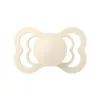 BIBS Supreme cumi, krémfehér, szilikon, 6-36 hó
